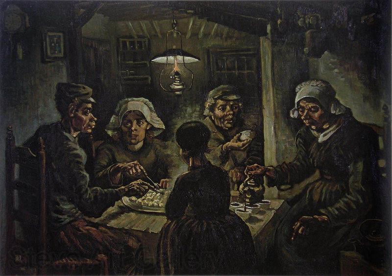 Vincent Van Gogh De Aardappeleters The Potato Eaters Spain oil painting art